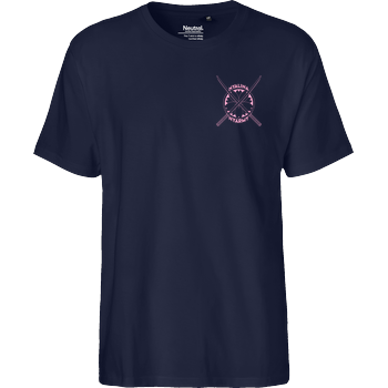 Nyalina - Katana pink Fairtrade T-Shirt - navy