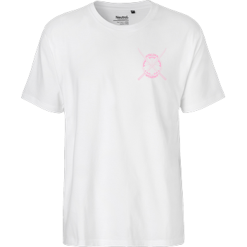 Nyalina - Katana pink Fairtrade T-Shirt - weiß