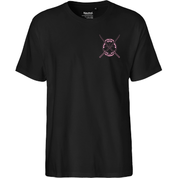 Nyalina - Katana pink Fairtrade T-Shirt - schwarz