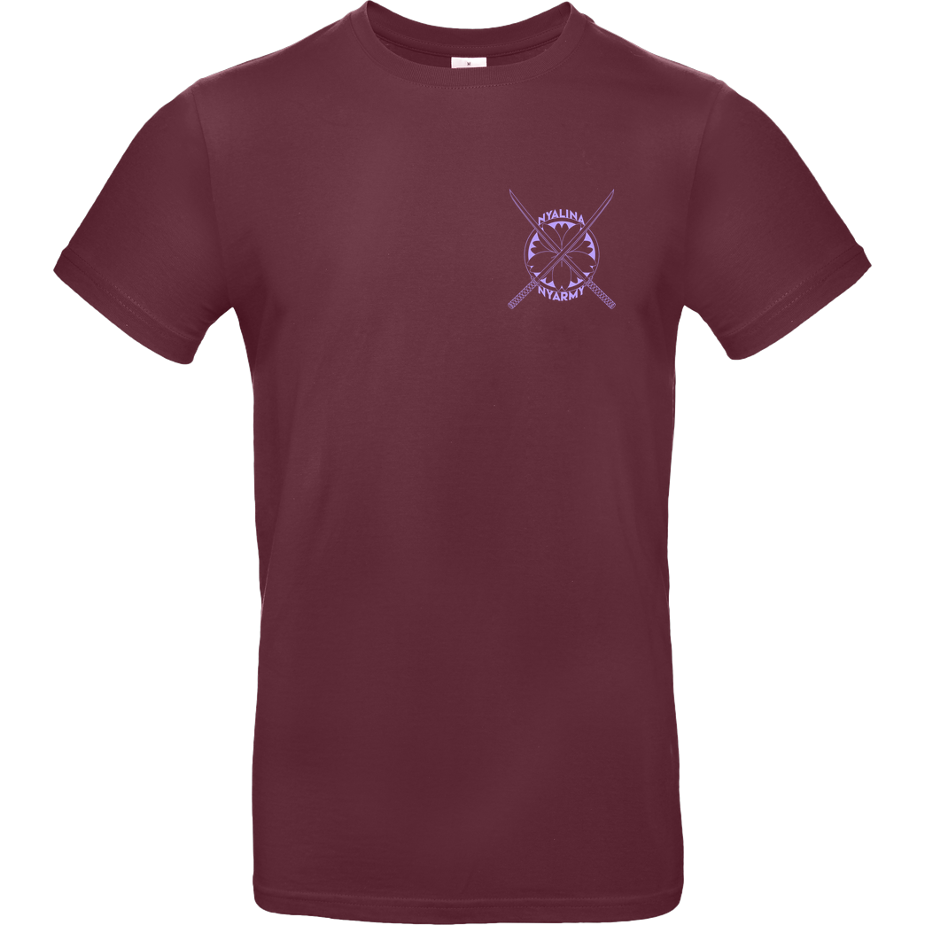 Nyalina Nyalina - Kunai purple T-Shirt B&C EXACT 190 - Bordeaux