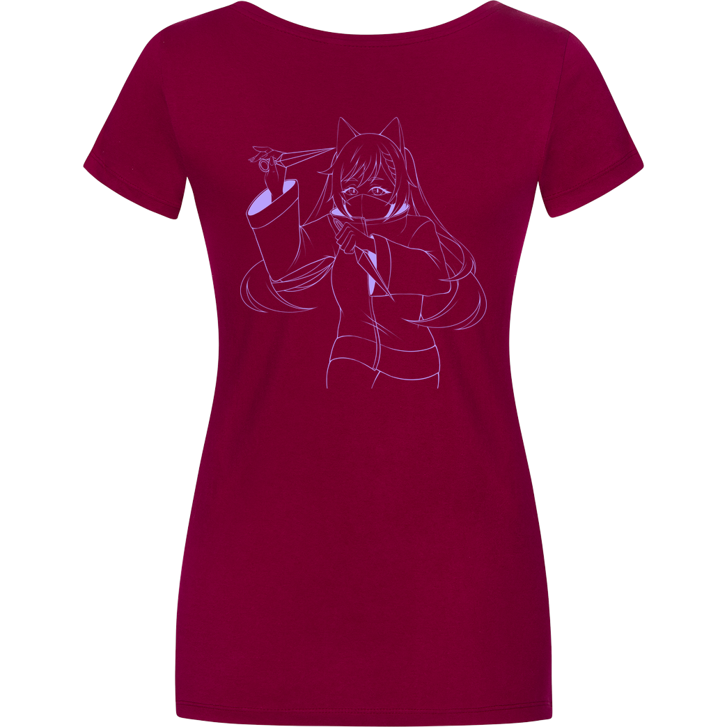 Nyalina Nyalina - Kunai purple T-Shirt Damenshirt berry