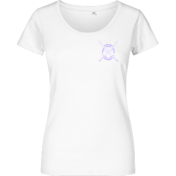 Nyalina - Kunai purple Damenshirt weiss