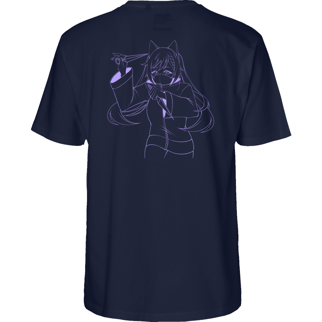 Nyalina Nyalina - Kunai purple T-Shirt Fairtrade T-Shirt - navy