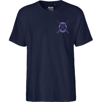 Nyalina - Kunai purple Fairtrade T-Shirt - navy
