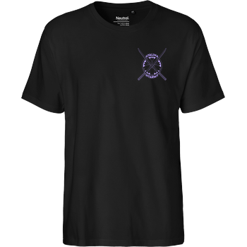 Nyalina - Kunai purple Fairtrade T-Shirt - schwarz