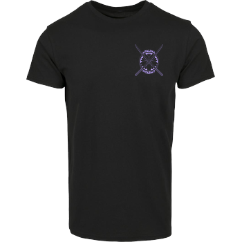 Nyalina - Kunai purple Hausmarke T-Shirt  - Schwarz