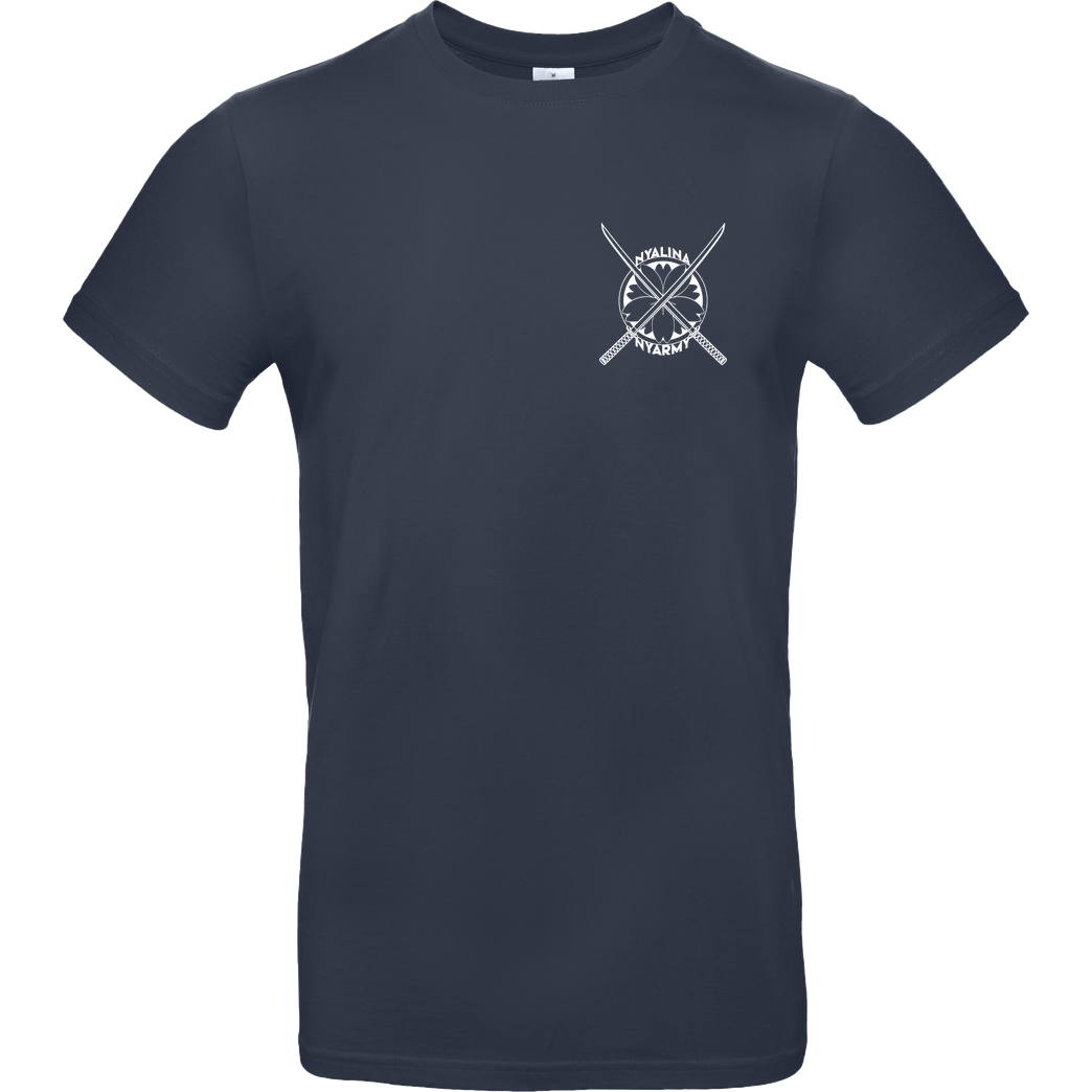 Nyalina Nyalina - Kunai white T-Shirt B&C EXACT 190 - Navy