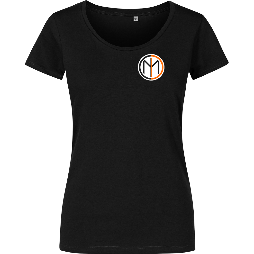 Omid O - Logo T-Shirt Damenshirt schwarz