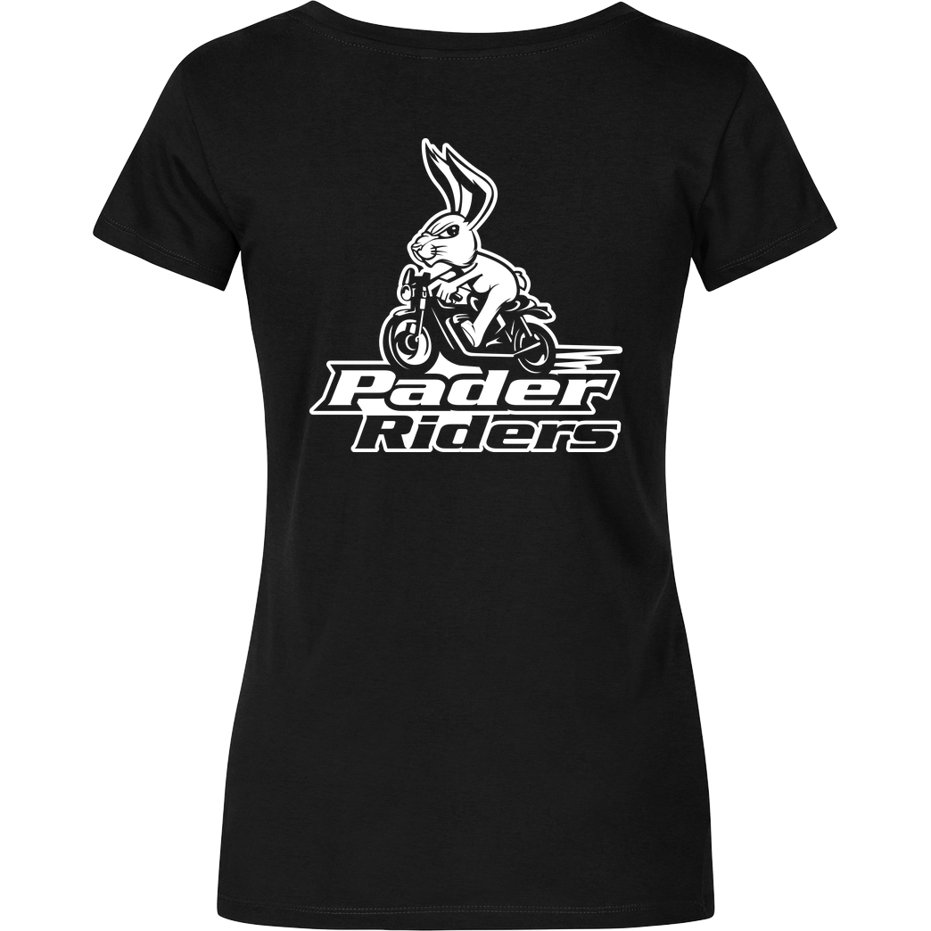 PaderRiders PaderRiders - Bunny T-Shirt Damenshirt schwarz