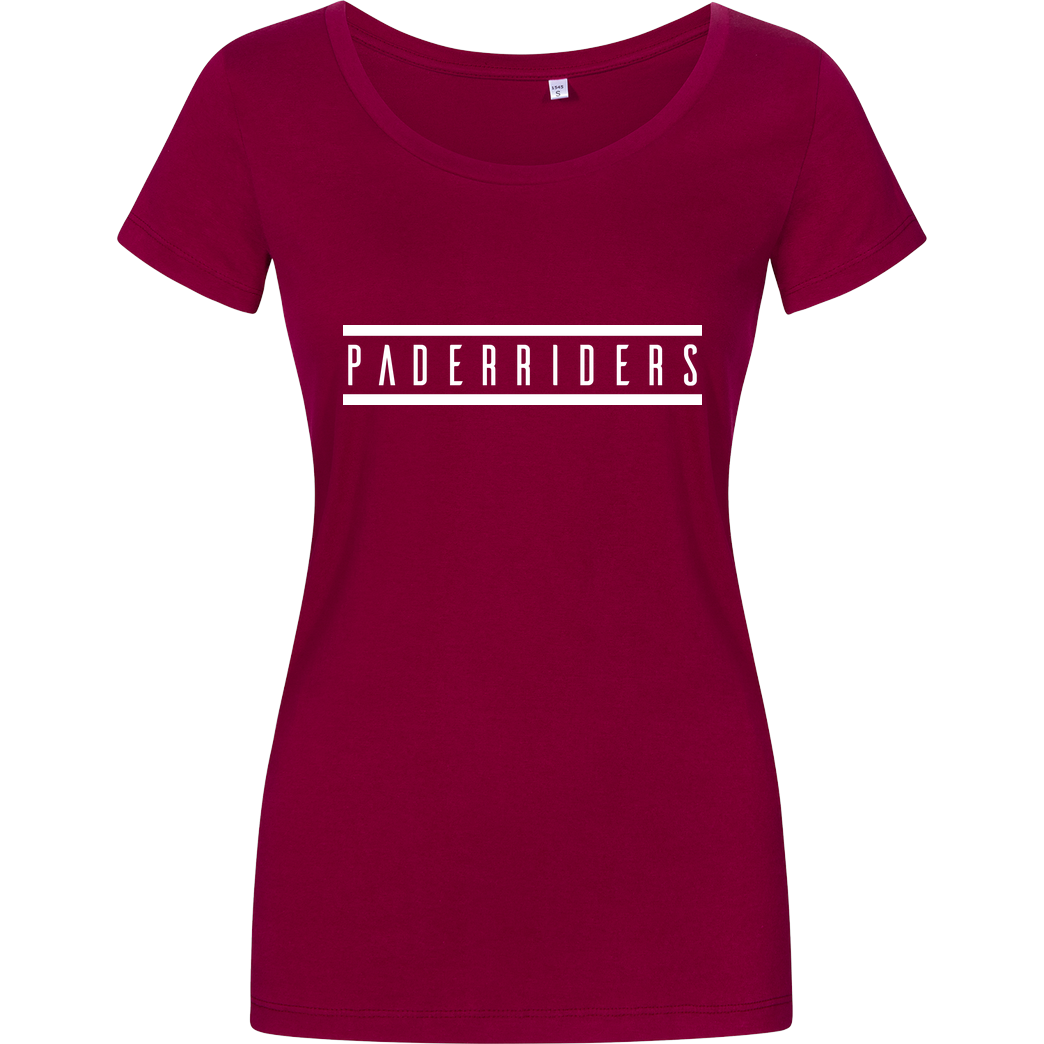 PaderRiders PaderRiders - Logo T-Shirt Damenshirt berry