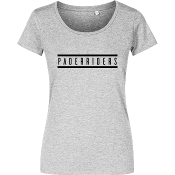 PaderRiders - Logo Damenshirt heather grey