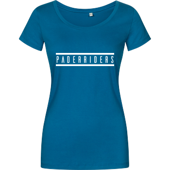 PaderRiders - Logo Damenshirt petrol