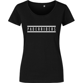 PaderRiders - Logo Damenshirt schwarz