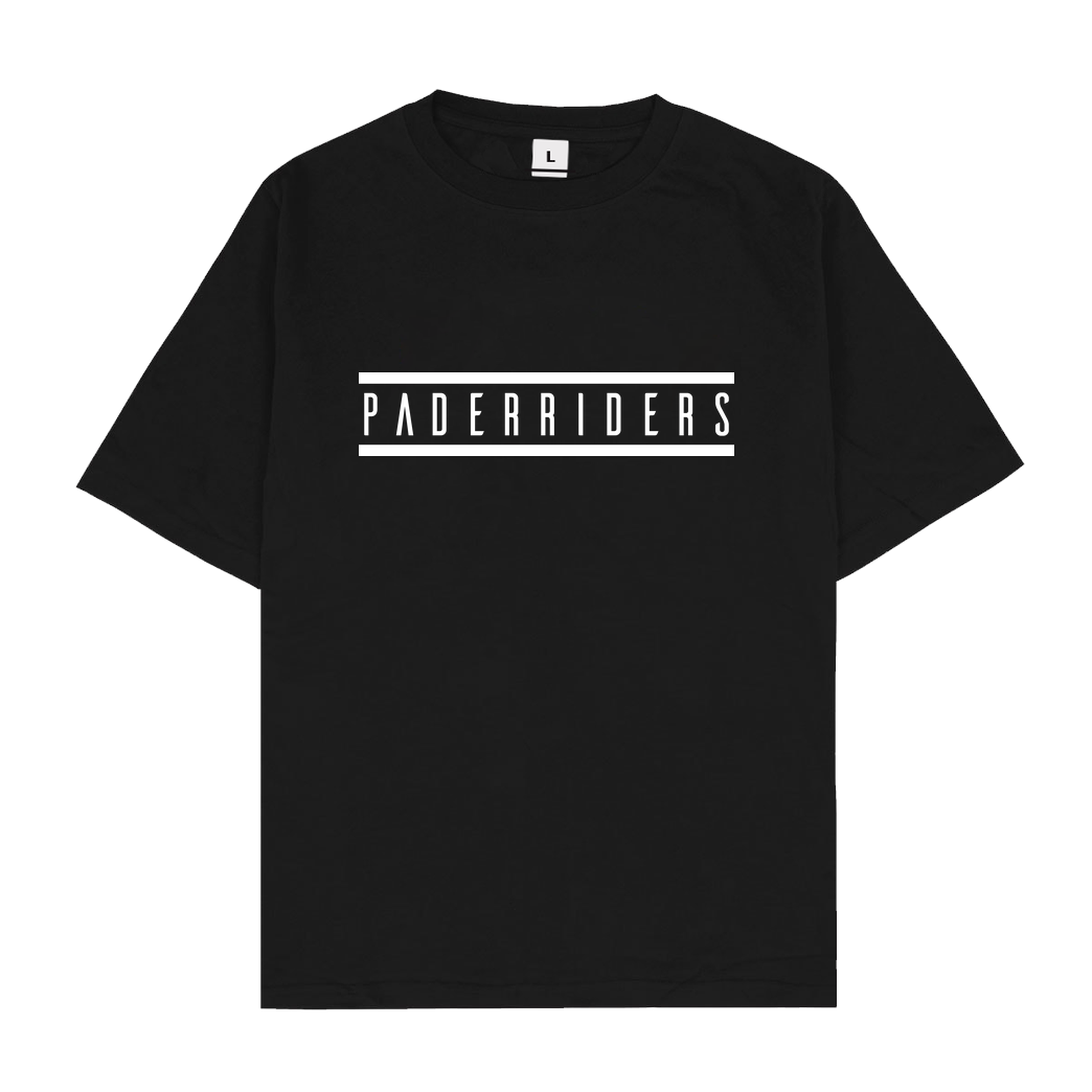 PaderRiders PaderRiders - Logo T-Shirt Oversize T-Shirt - Schwarz