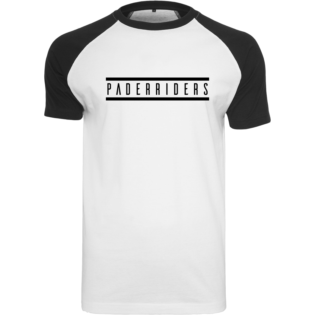 PaderRiders PaderRiders - Logo T-Shirt Raglan-Shirt weiß
