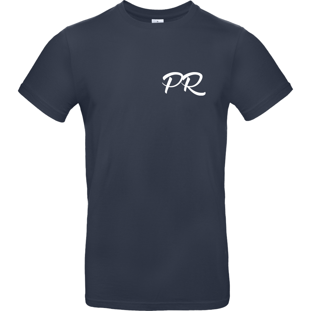 PaderRiders PaderRiders - PR Script Logo T-Shirt B&C EXACT 190 - Navy