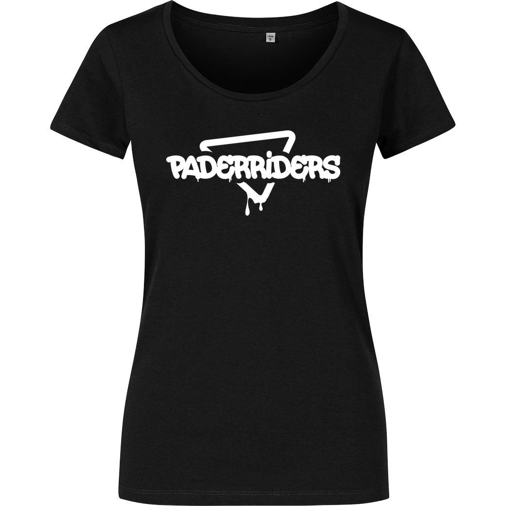 PaderRiders PaderRiders - Triangle T-Shirt Damenshirt schwarz