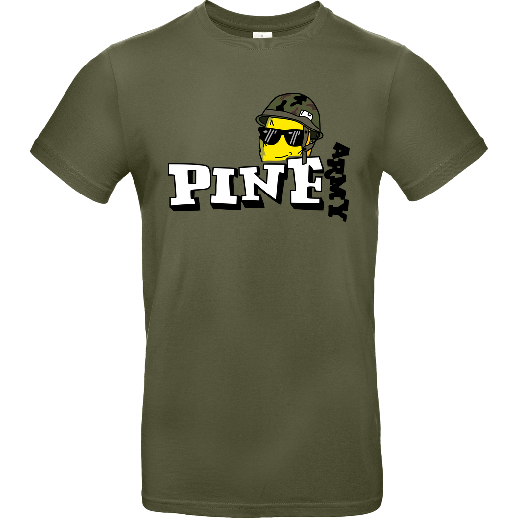 Pine Pine - Army T-Shirt B&C EXACT 190 - Khaki