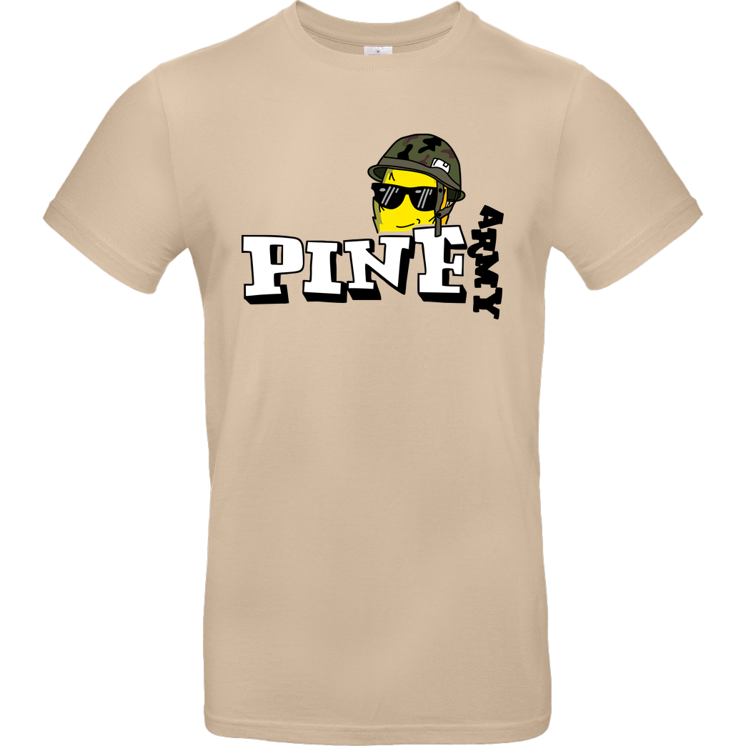 Pine Pine - Army T-Shirt B&C EXACT 190 - Sand