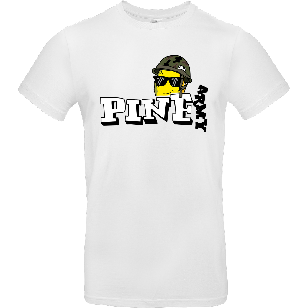 Pine Pine - Army T-Shirt B&C EXACT 190 - Weiß