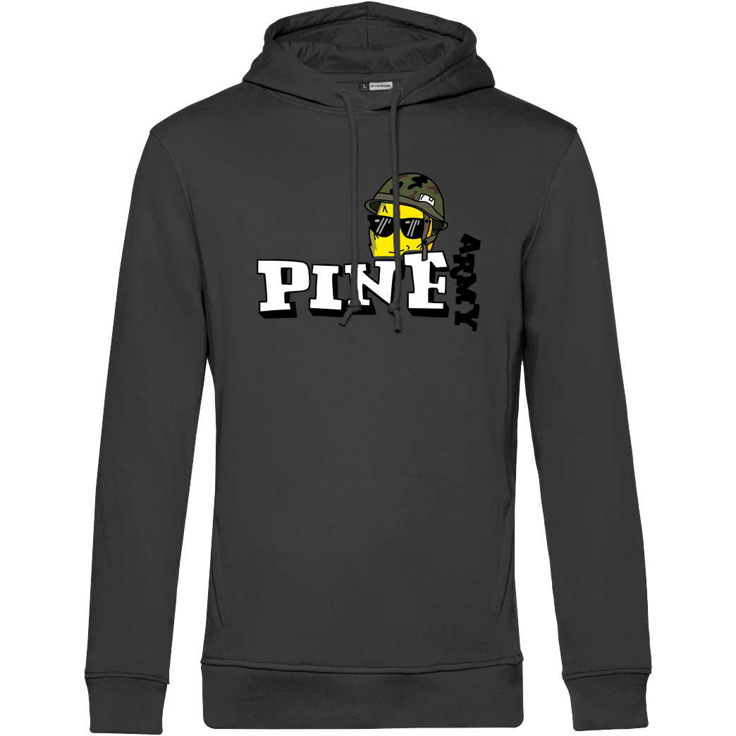 Pine Pine - Army Sweatshirt B&C HOODED INSPIRE - schwarz