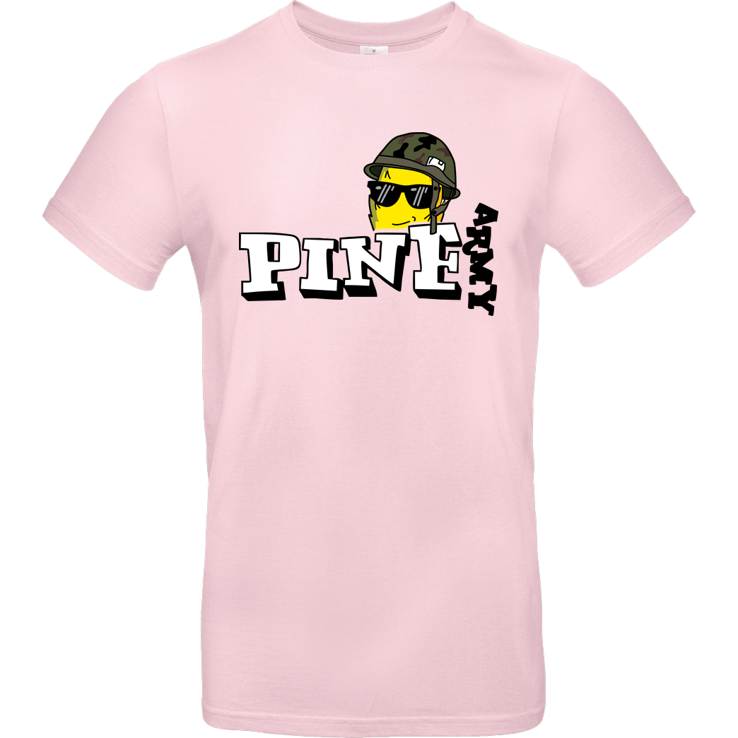 Pine Pine - Army T-Shirt B&C EXACT 190 - Rosa