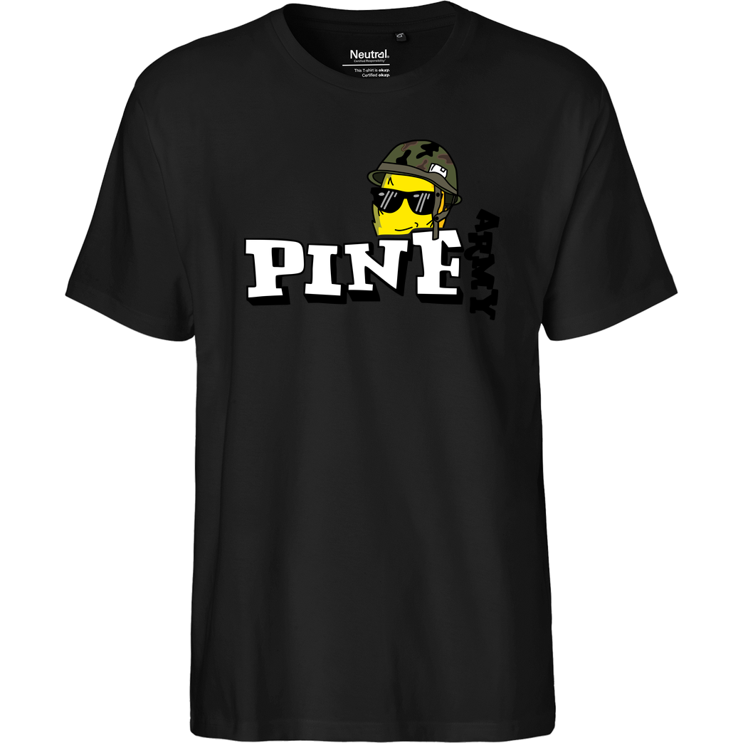 Pine Pine - Army T-Shirt Fairtrade T-Shirt - schwarz