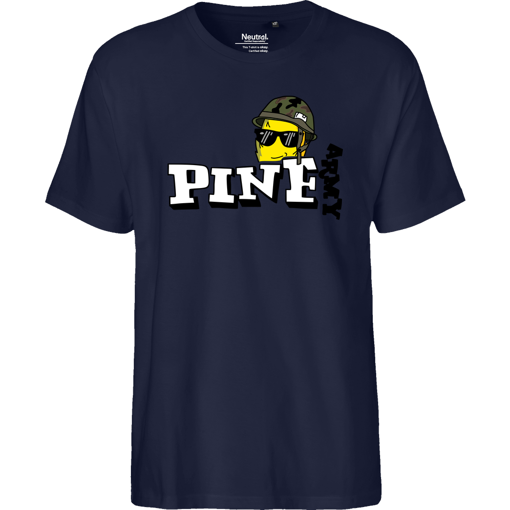 Pine Pine - Army T-Shirt Fairtrade T-Shirt - navy