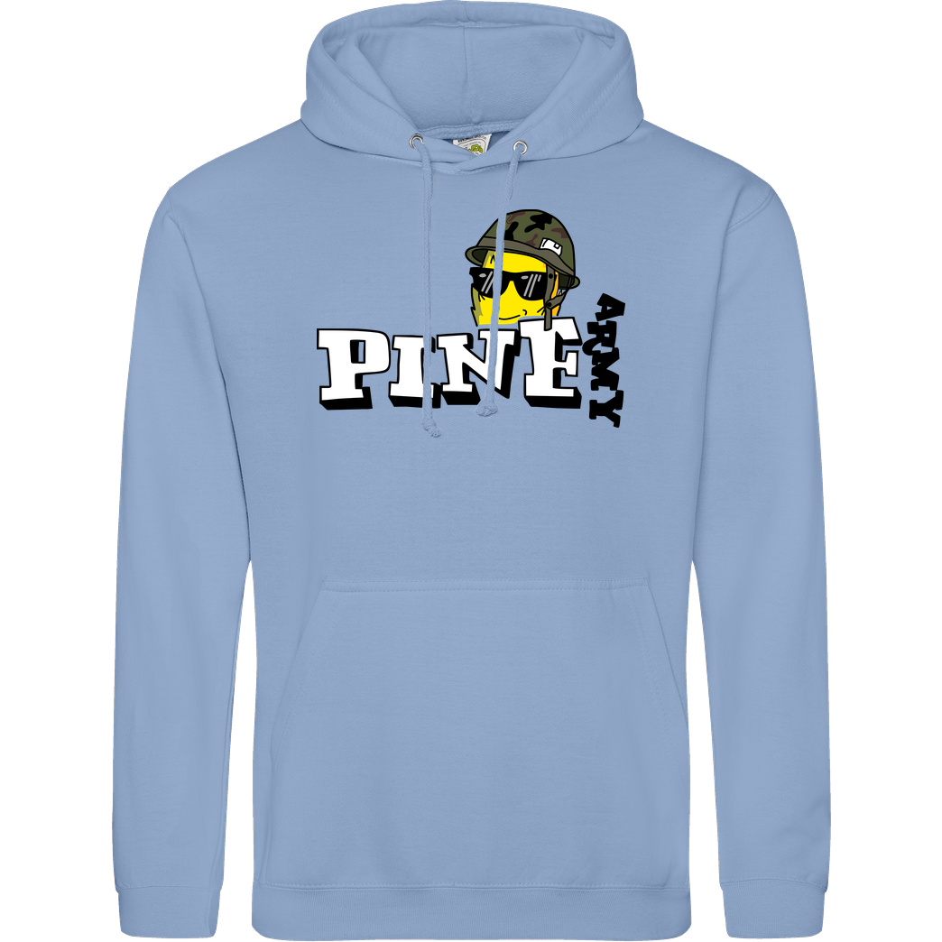 Pine Pine - Army Sweatshirt JH Hoodie - Hellblau