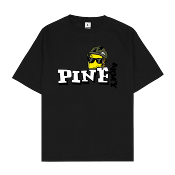 Pine - Army Oversize T-Shirt - Schwarz