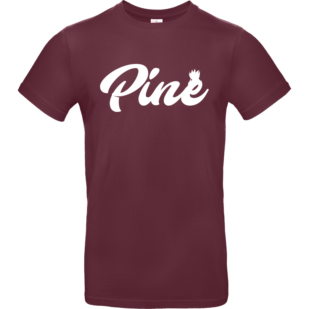 Pine Pine - Logo T-Shirt B&C EXACT 190 - Bordeaux