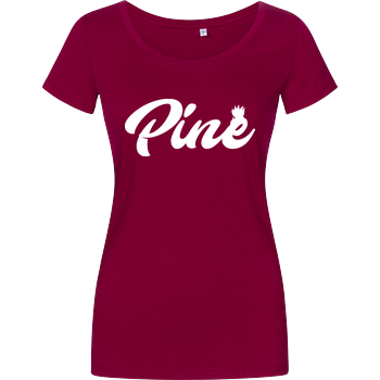 Pine - Logo Damenshirt berry