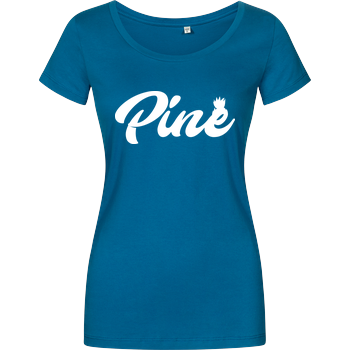 Pine - Logo Damenshirt petrol