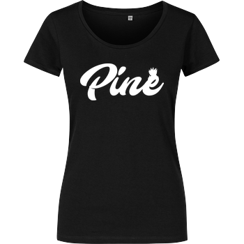 Pine - Logo Damenshirt schwarz