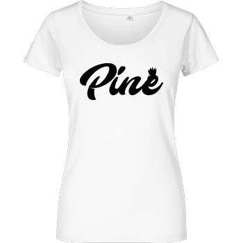 Pine - Logo Damenshirt weiss