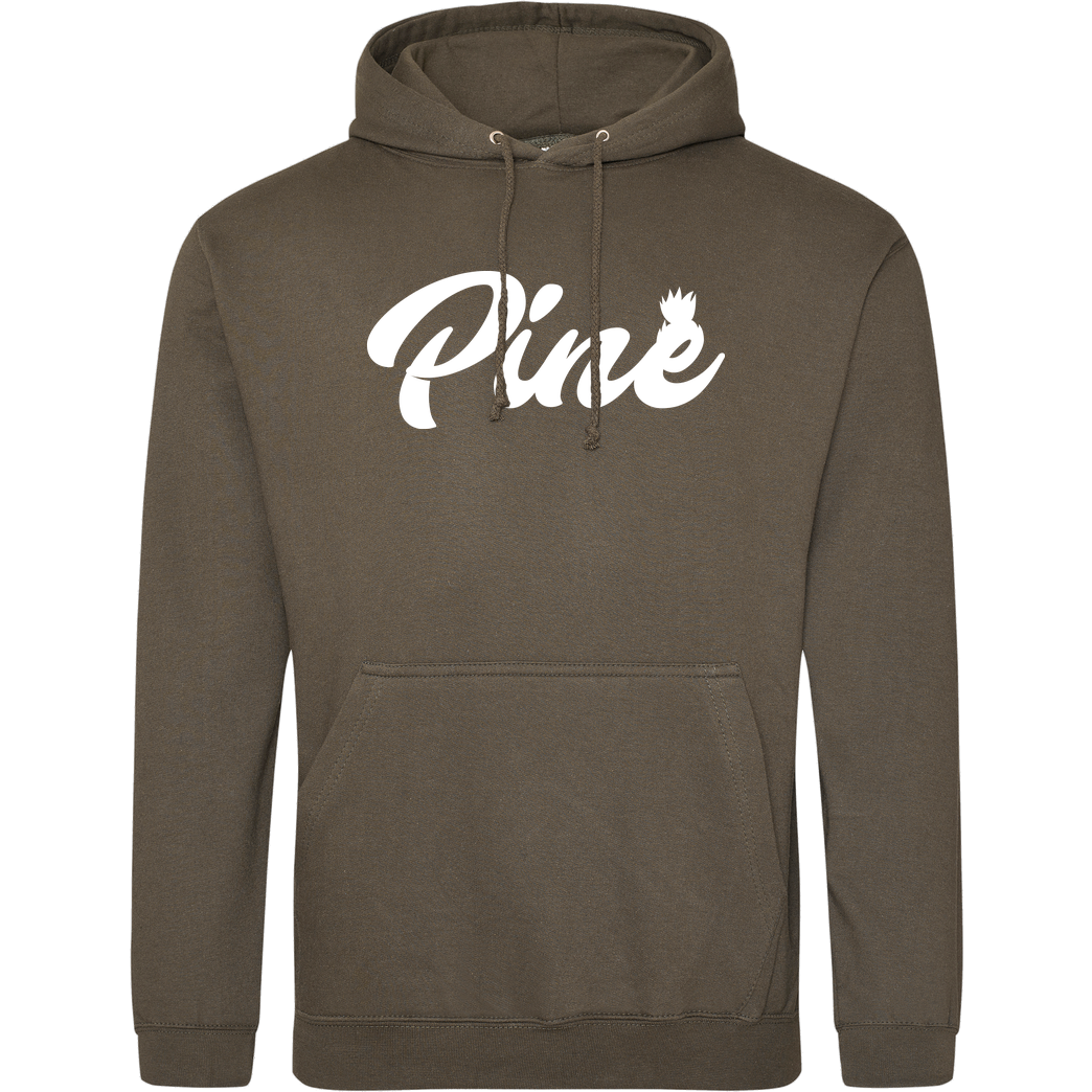 Pine Pine - Logo Sweatshirt JH Hoodie - Khaki
