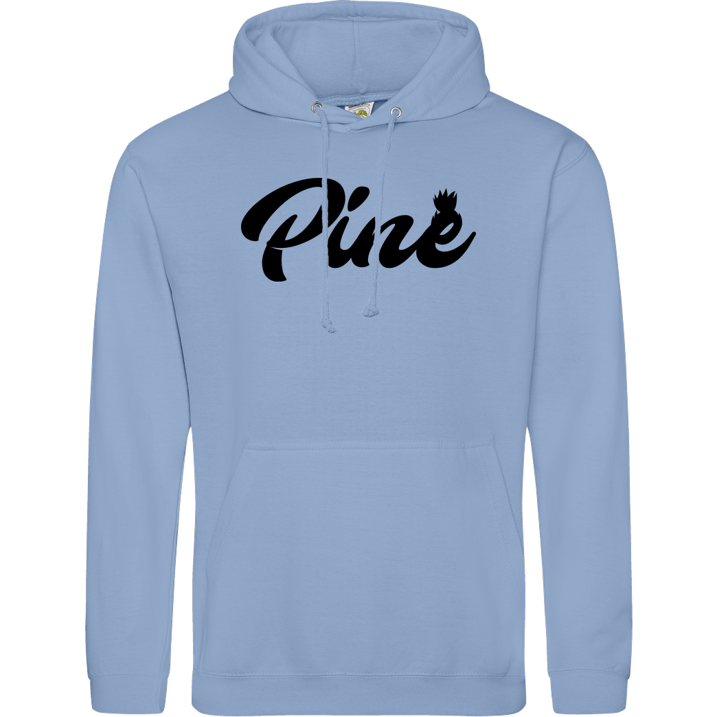 Pine Pine - Logo Sweatshirt JH Hoodie - Hellblau