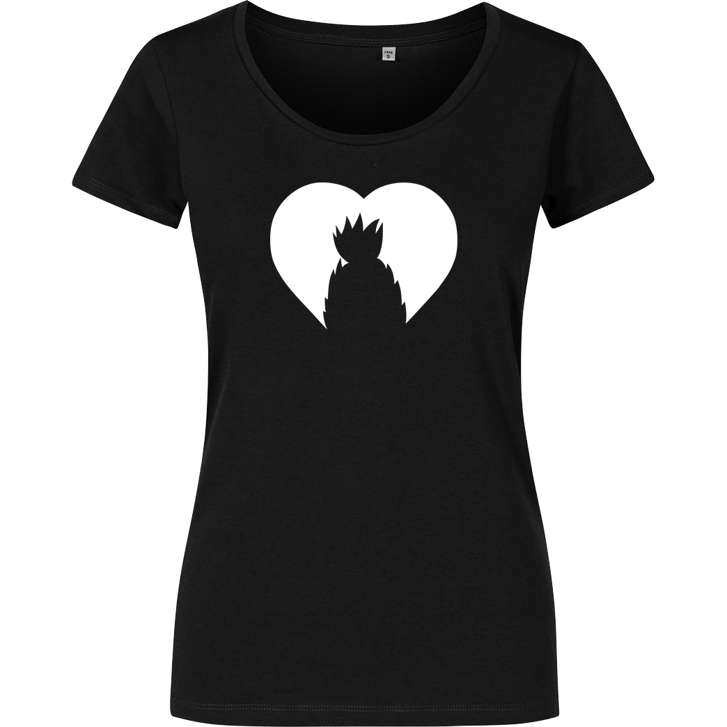 Pine Pine - Pine Love T-Shirt Damenshirt schwarz