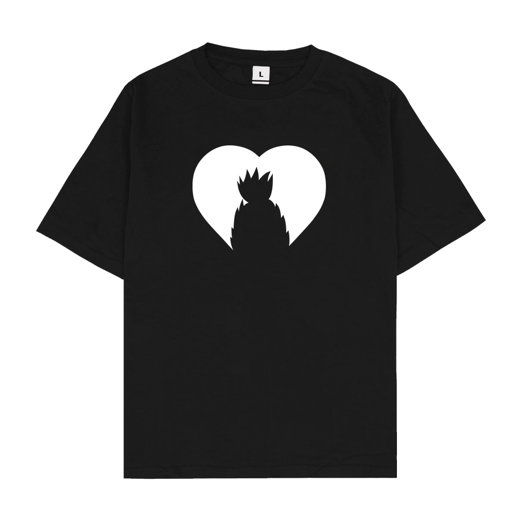 Pine Pine - Pine Love T-Shirt Oversize T-Shirt - Schwarz