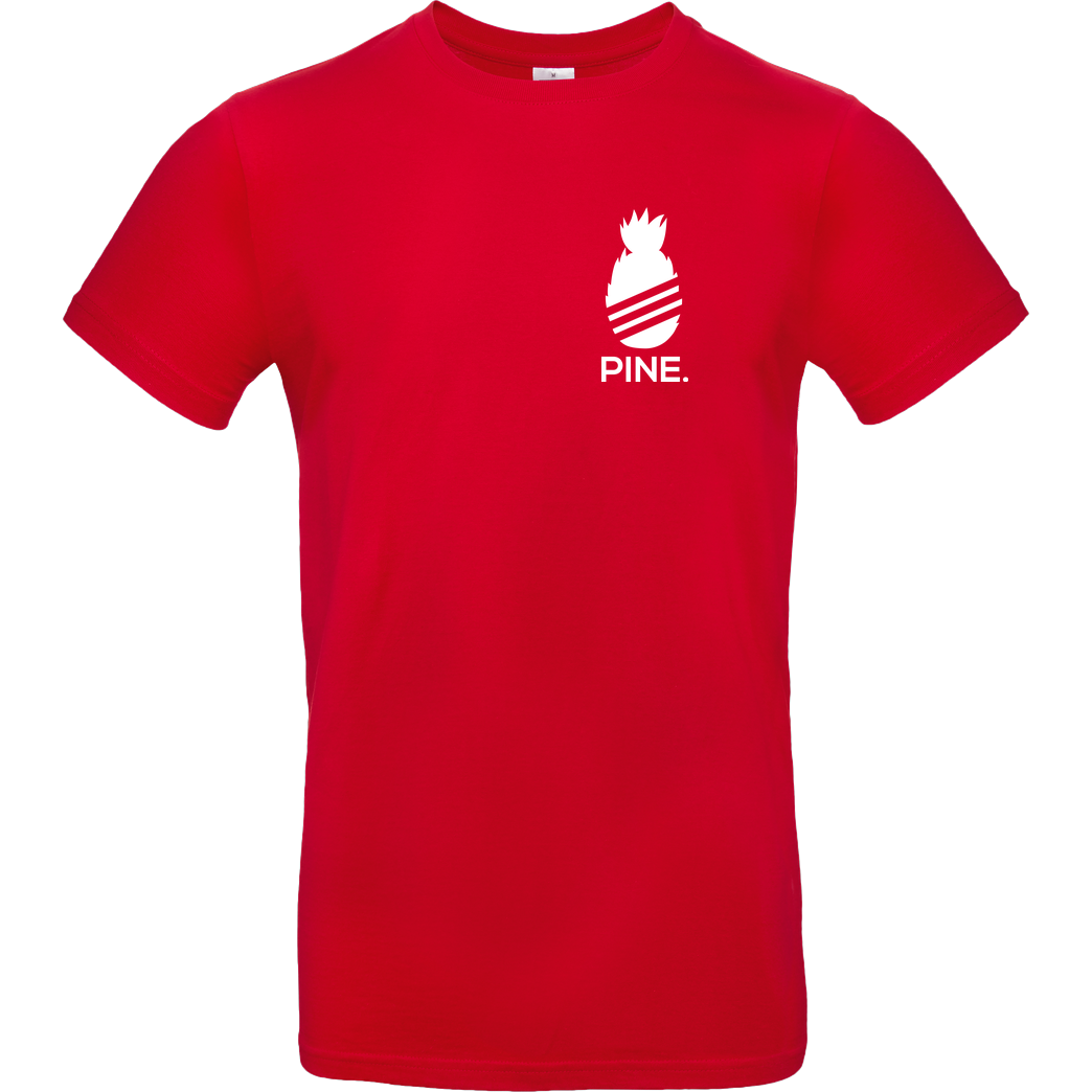 Pine Pine - Sporty Pine T-Shirt B&C EXACT 190 - Rot