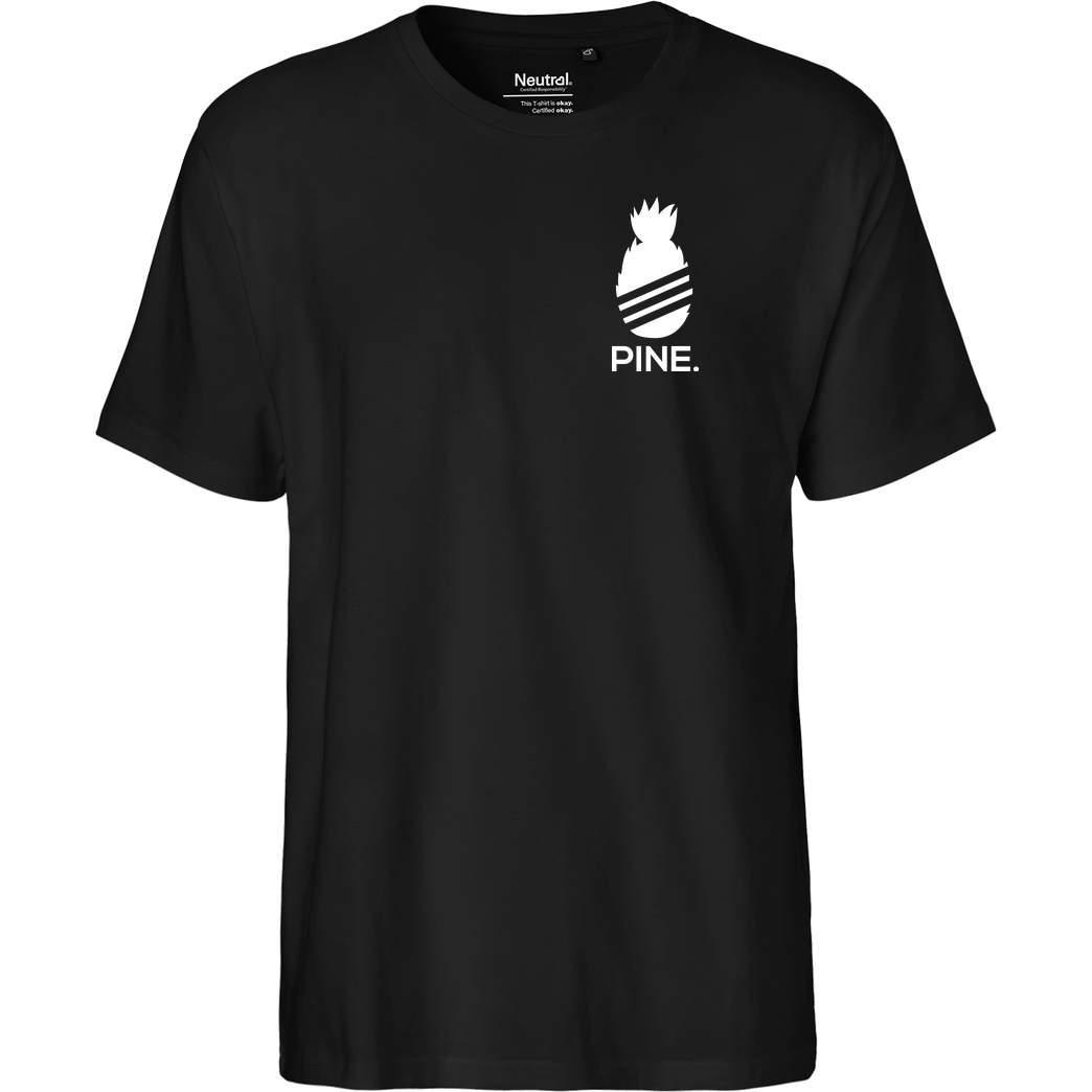Pine Pine - Sporty Pine T-Shirt Fairtrade T-Shirt - schwarz