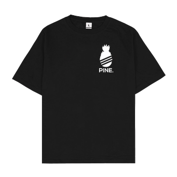 Pine - Sporty Pine Oversize T-Shirt - Schwarz