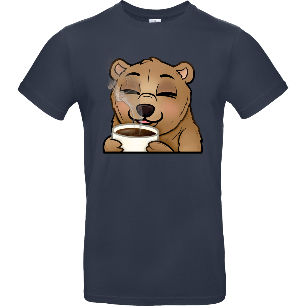 Powie Powie - Kaffee T-Shirt B&C EXACT 190 - Navy