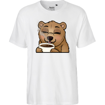 Powie - Kaffee Fairtrade T-Shirt - weiß