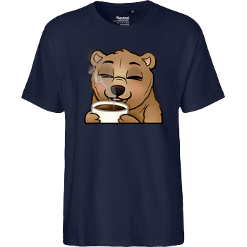 Powie - Kaffee Fairtrade T-Shirt - navy