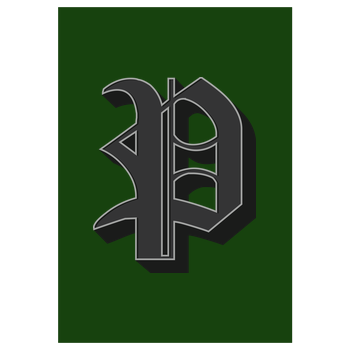 Poxari - Logo Kunstdruck grün