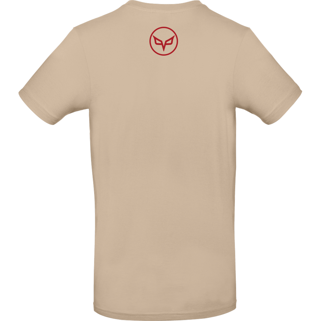PvP PVP - Circle Logo Large T-Shirt B&C EXACT 190 - Sand