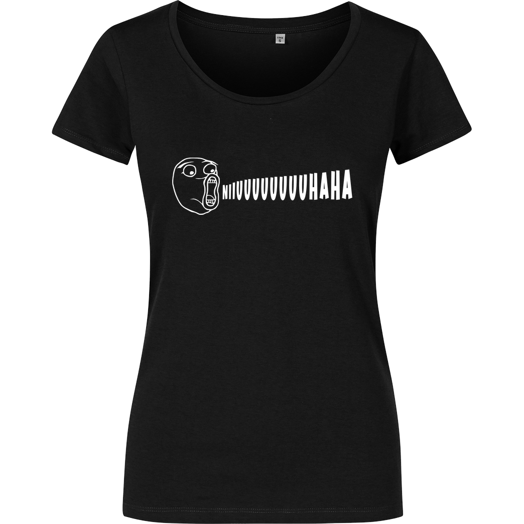 PvP PVP - Trollface T-Shirt Damenshirt schwarz