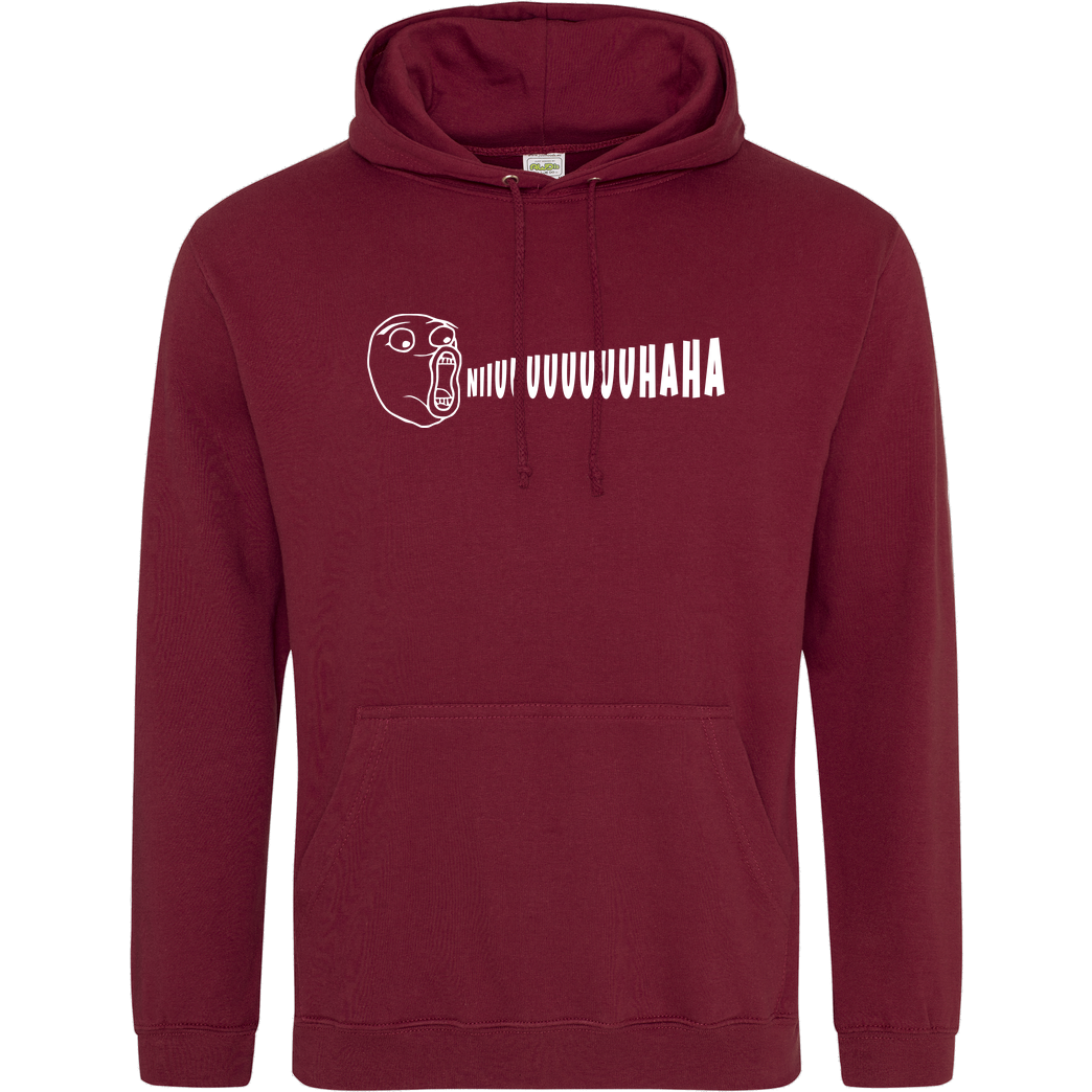 PvP PVP - Trollface Sweatshirt JH Hoodie - Bordeaux