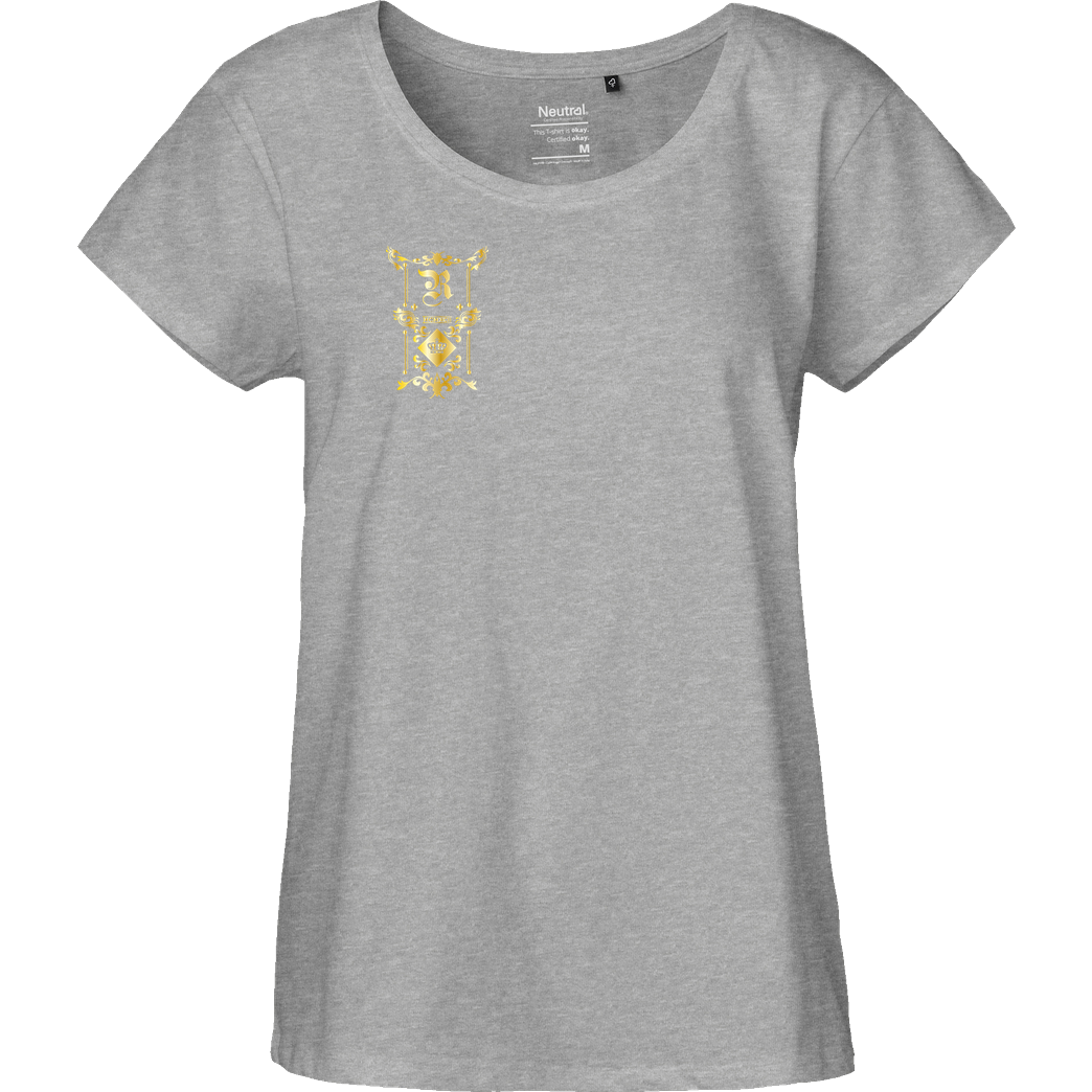 RoyaL RoyaL - Classic T-Shirt Fairtrade Loose Fit Girlie - heather grey